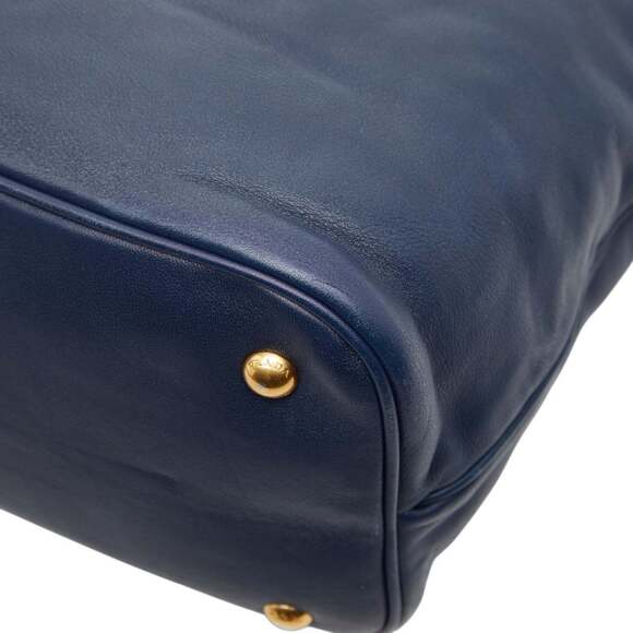 PRADA Blue Leather Shoulder Bag - Picture 6 of 14